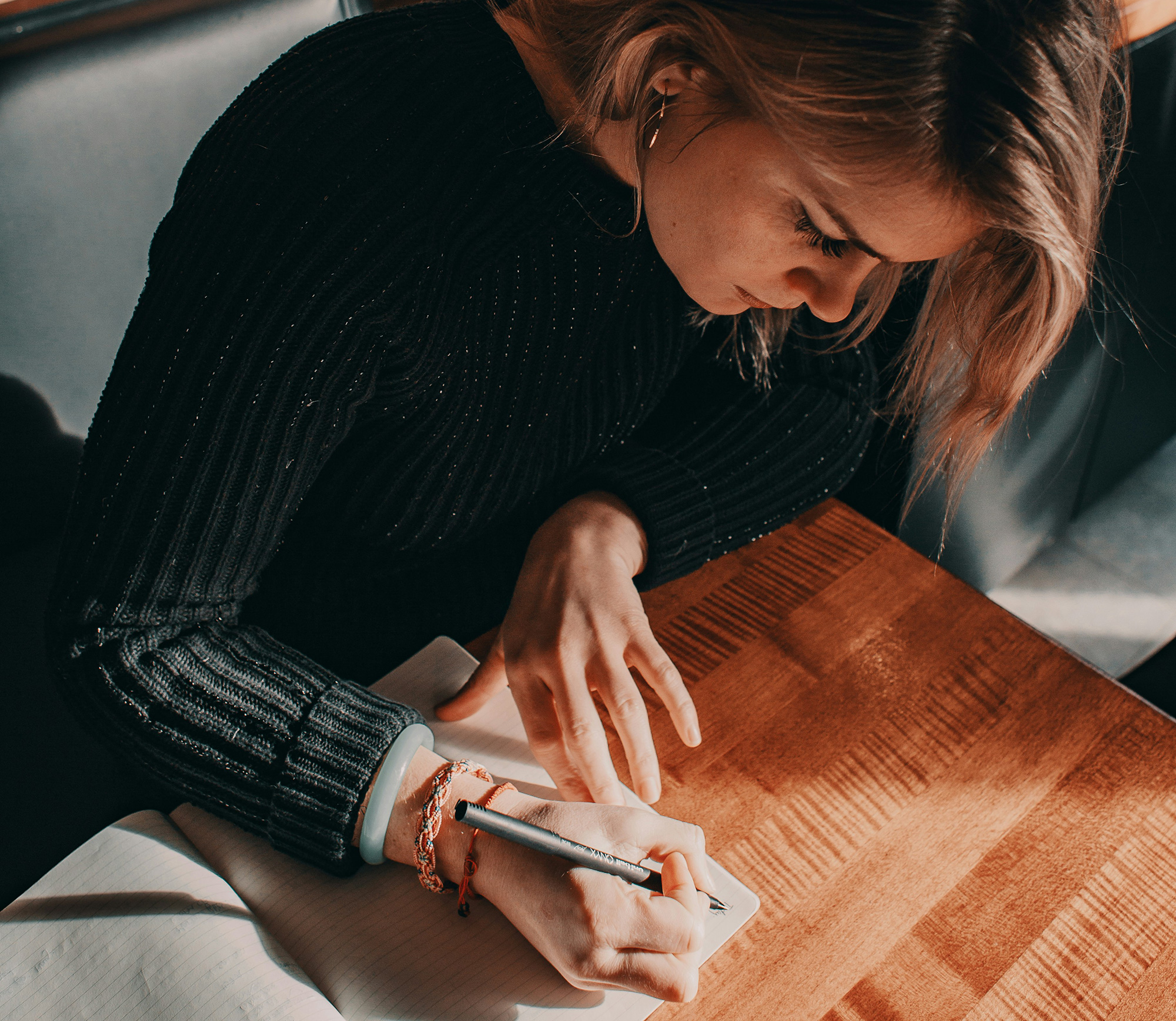 girl writing girl writing